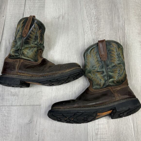 Mens ARIAT Groundbreaker Wide Square Toe Steel Toe Work Boot 10.5 EE A main image 11
